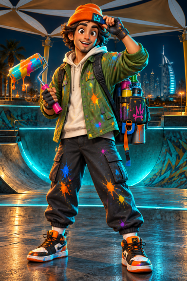 Spray Kid — Night Current — SPRAY KID in KITE BEACH NIGHT