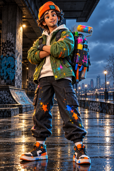 Spray Kid — Concrete Focus — SPRAY KID in UNDERCROFT