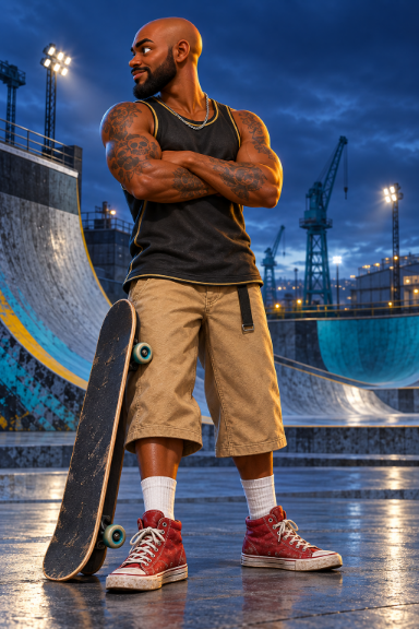 Big Marcus — The Defining Line — BIG MARCUS in PRO CONCRETE