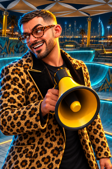 The Professor — Neon Presence — THE PROFESSOR in KITE BEACH NIGHT