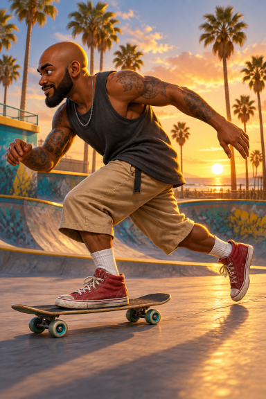 Big Marcus — Golden Rhythm — BIG MARCUS in SUNSET LINES